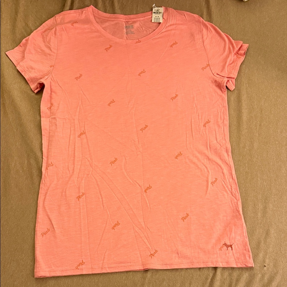 PINK Victoria's Secret Light Pink Short Sleeve Tee